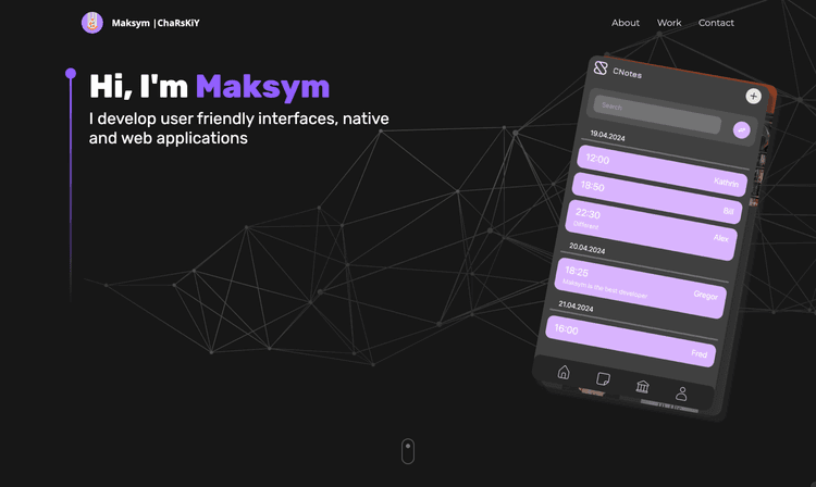 Maksym´s Portfolio
